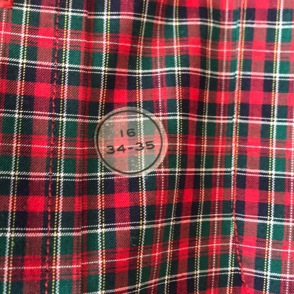 NWT Ralph Lauren Red & Green Plaid Button Shirt - Picture 8 of 13